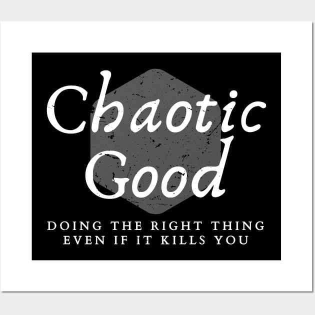 Chaotic Good Wall Art by Oolong